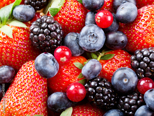 Fototapeta Naklejka Na Ścianę i Meble -  fresh berries