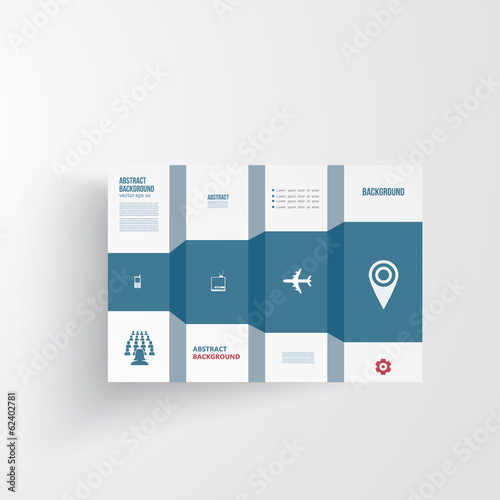 Vector infographics. Abstract background card and lines