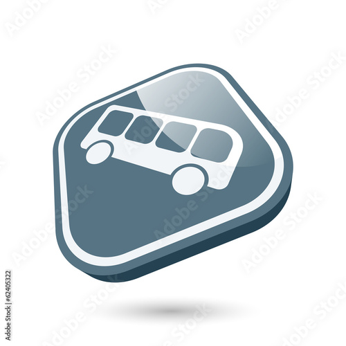 bus symbol transport modern icon