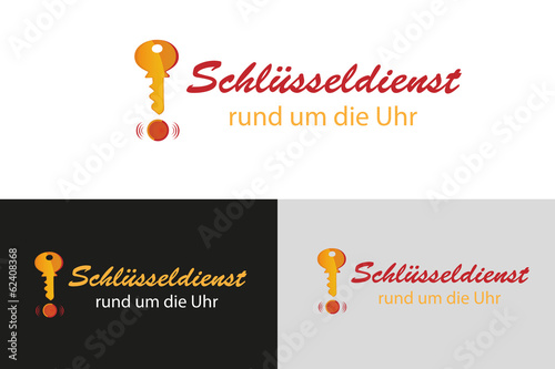 Schlüsseldienst Schlüsselservice Schlüssel Logo