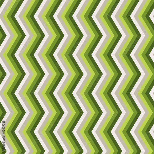 Zigzag green seamless pattern