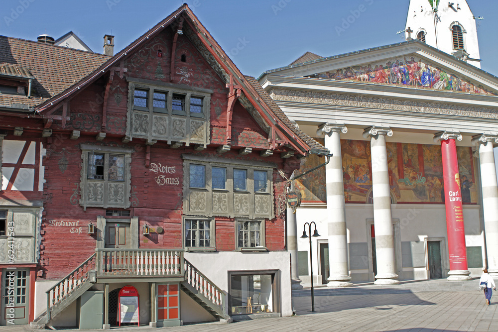 Dornbirn Marktplatz StockFoto Adobe Stock