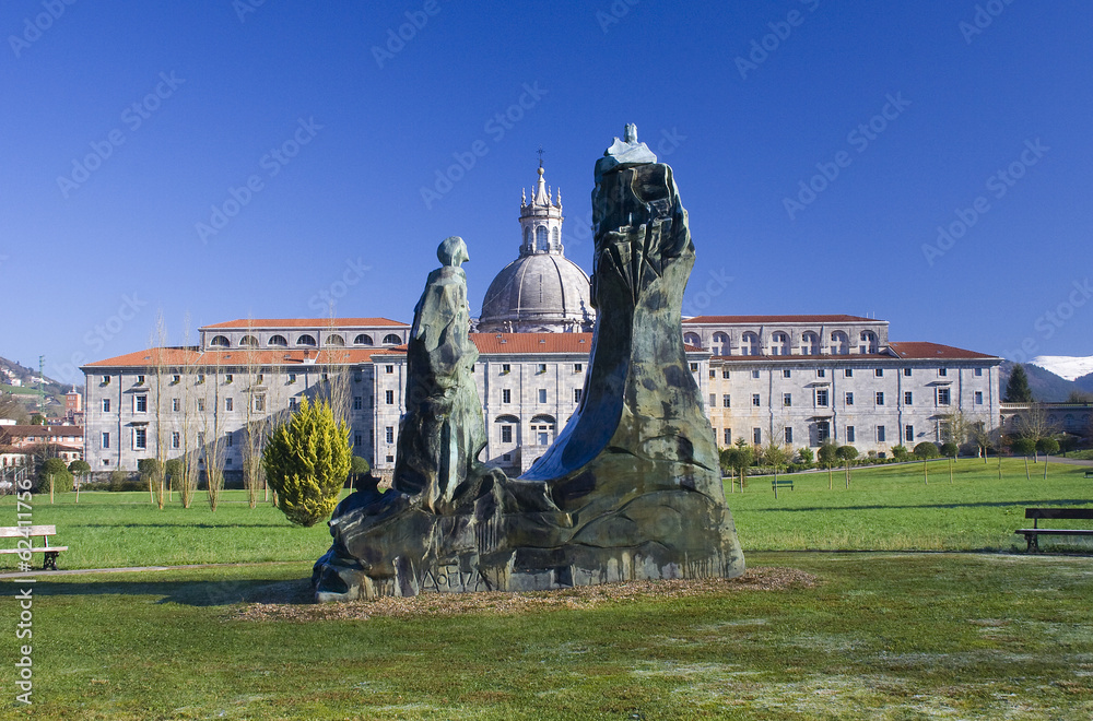 Monument and Santuario de San Ignacio de Loyola, Azpeitia Stock Photo ...