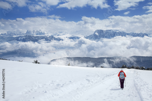 Schlern, Wandern, Rittner Horn, Winter, Winterwandern, Südtirol