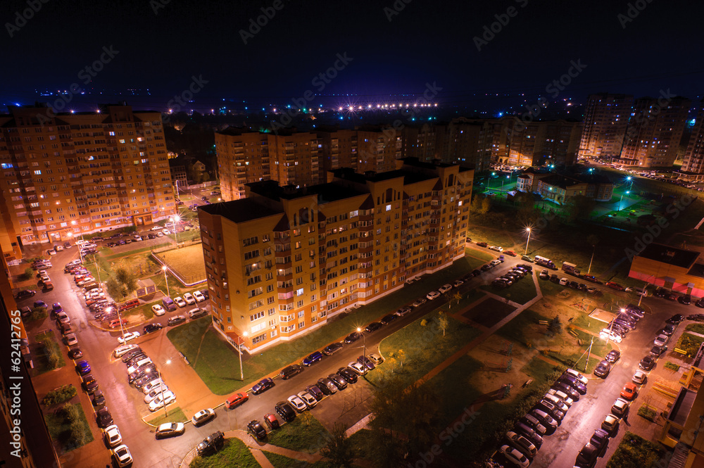 Obraz premium night town