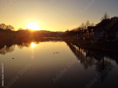 Fluss Sonnenuntergang