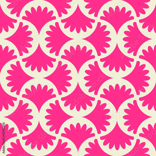 Seamless pink vector pattern