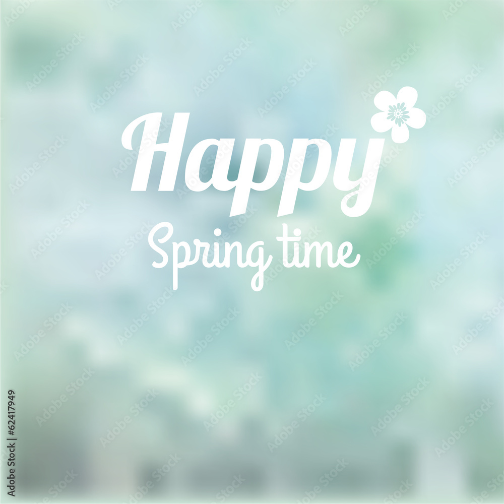 Abstract blurred background, spring card, vector Abstract blurred background, spring card, vector