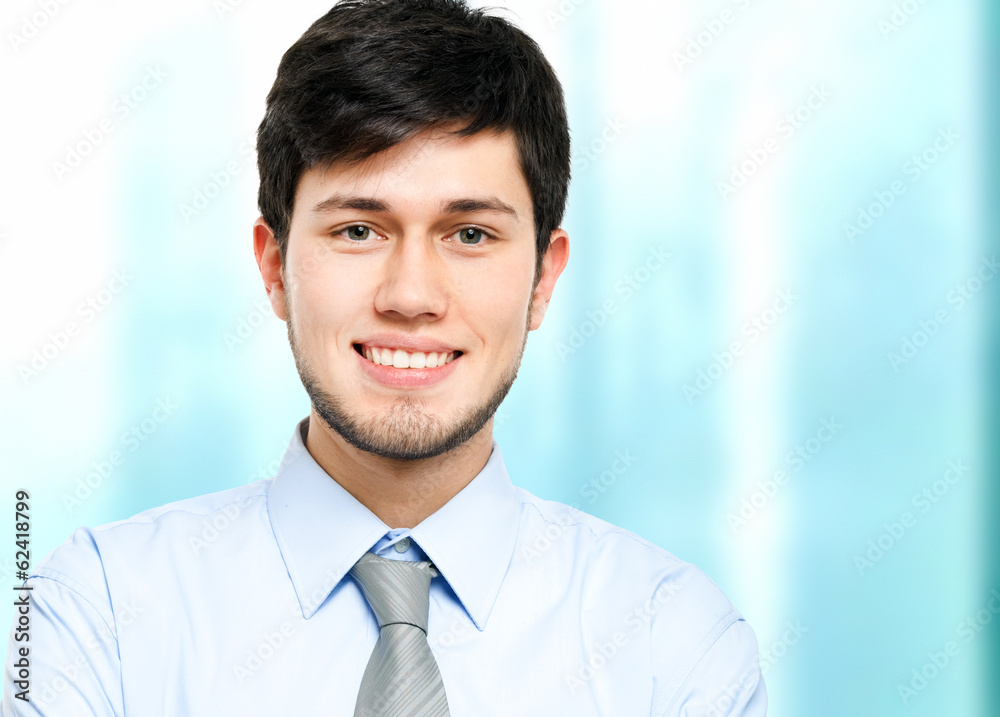 Smiling businessman portrait