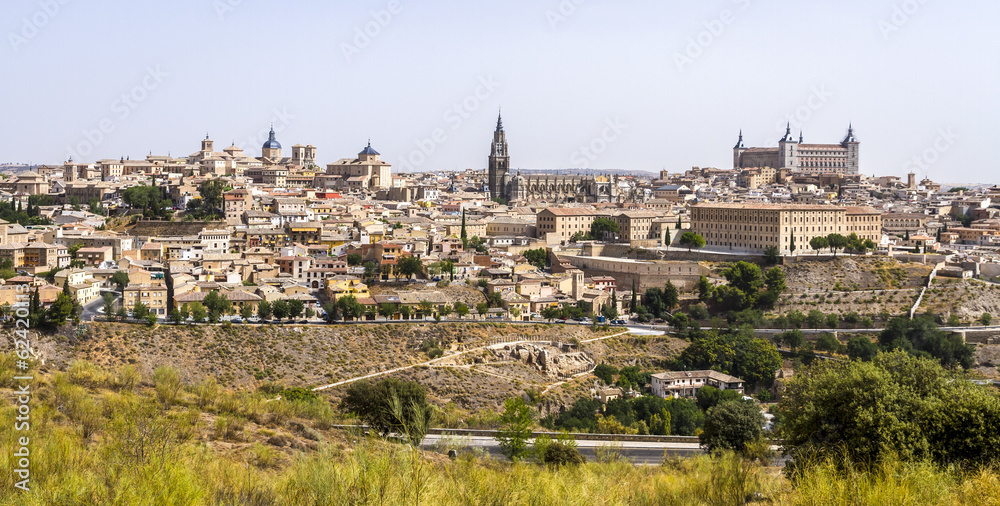 Toledo with river Tajo