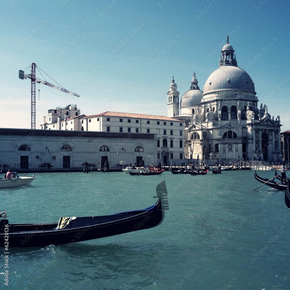 view of the Grand Canal in Venice, Italy