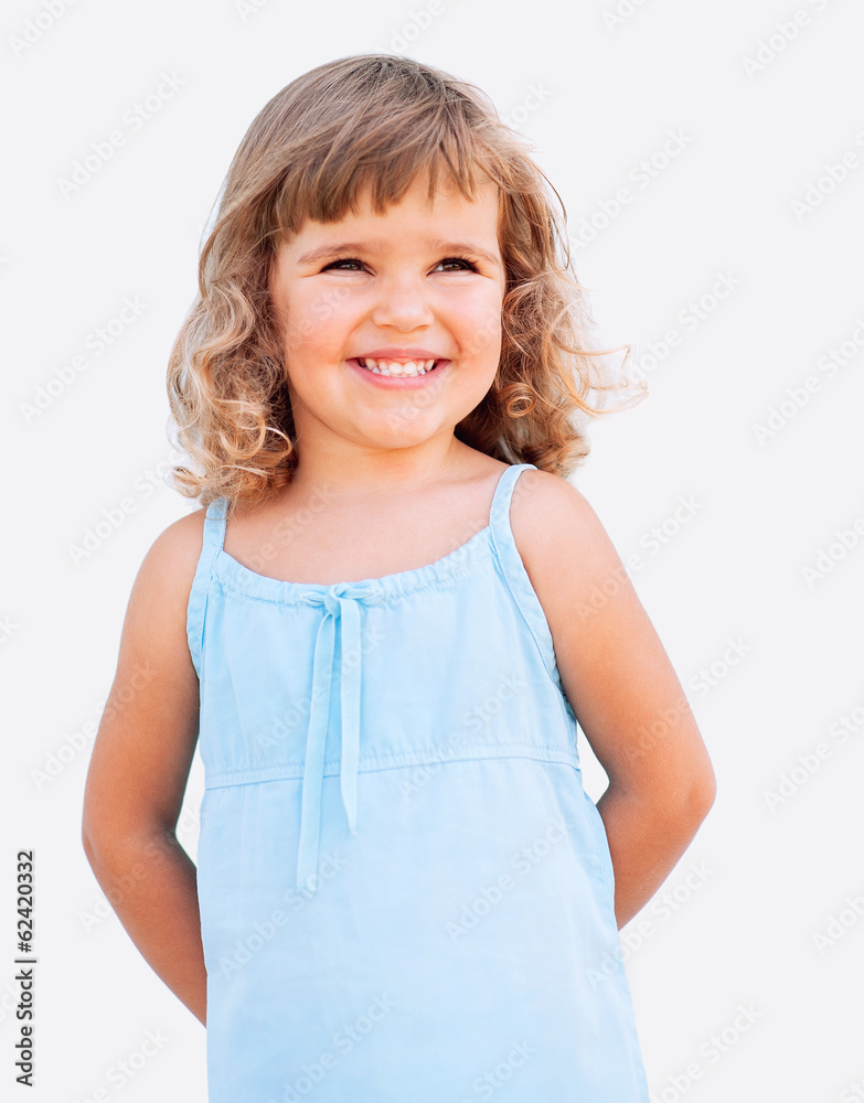 Smiling little girl portrait Smiling little girl portrait