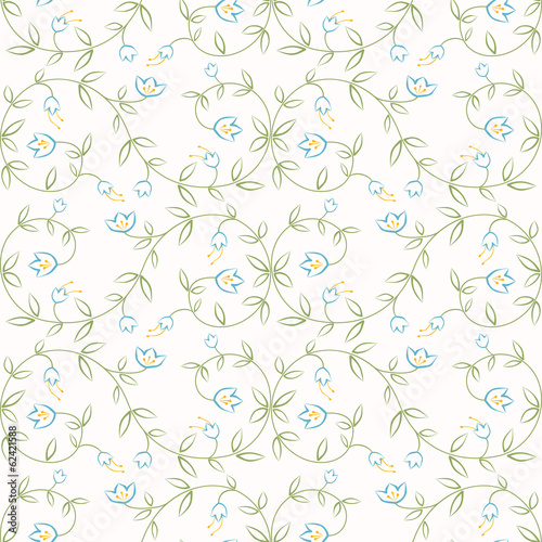 Easy Flowers Seamless