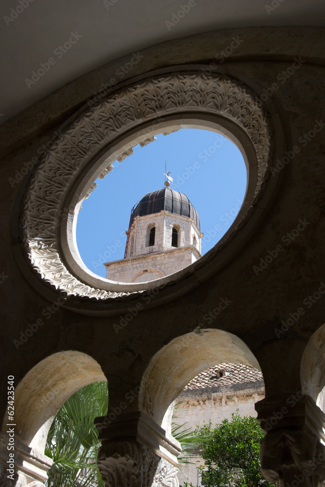 Tower of the Franciscan Monastery, Dubrovnik, Croatia