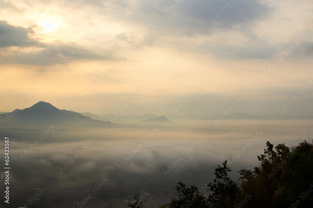 Mist over the mountains