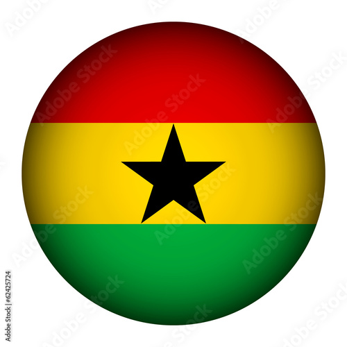 Ghana flag button. Free Download Ghana flag button. - GFXLoad