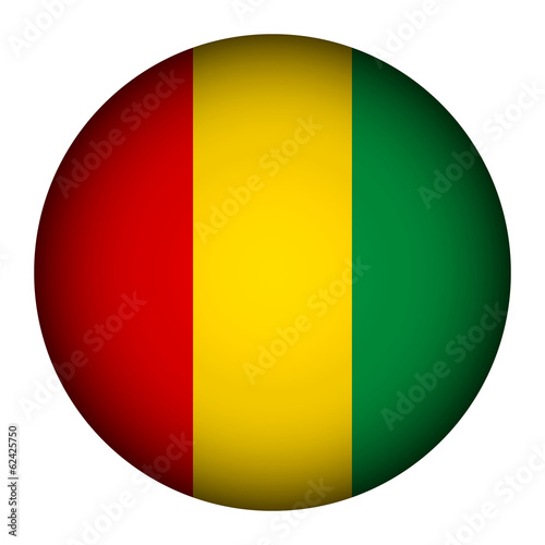 Free Download Guinea flag button. - GFXLoad