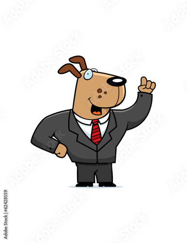 Dog Businessman