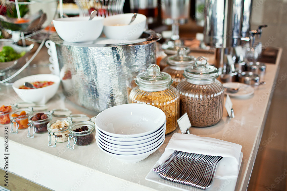 hotel dry breakfast in assortment