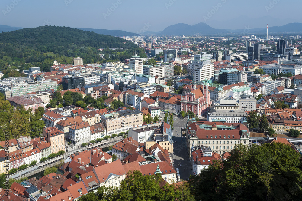 City of Ljubljana, Slovenia.