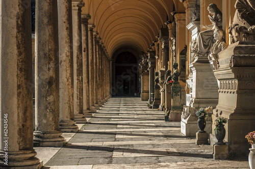 Canvas Print Verano cemetery, Roma - Italia