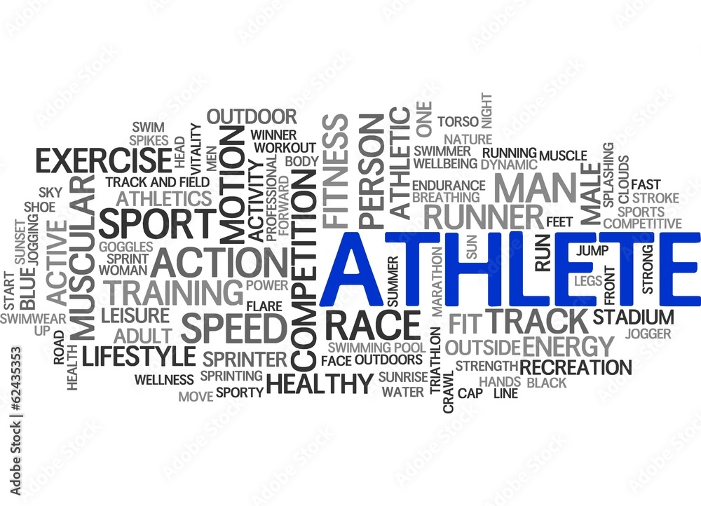 Fototapeta premium ATHLETE | Modern Concept Wallpaper