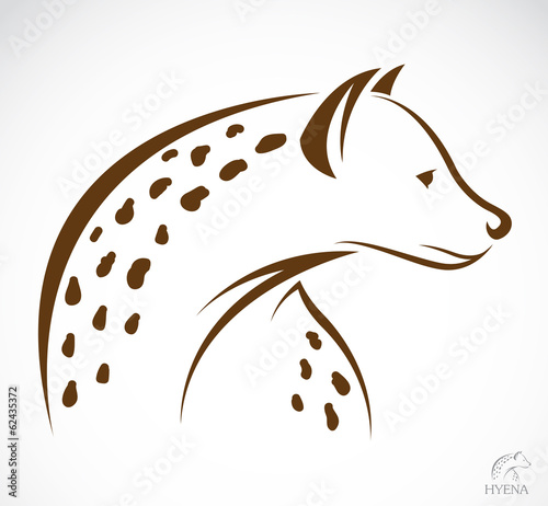 Vector image of an hyena