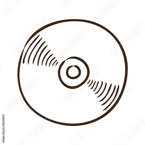 CD or DVD symbol.