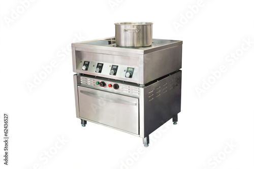 electric stove with can