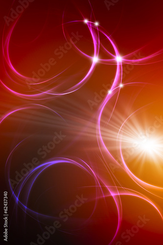 abstract colored background with crossed lines and rays