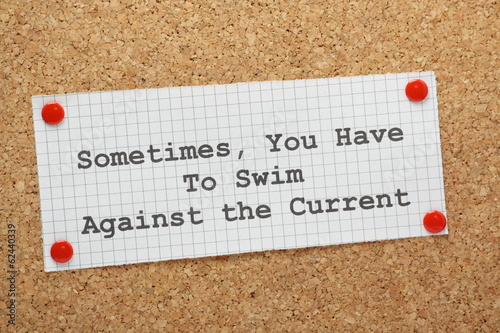 Sometimes You Have to Swim Against the Current