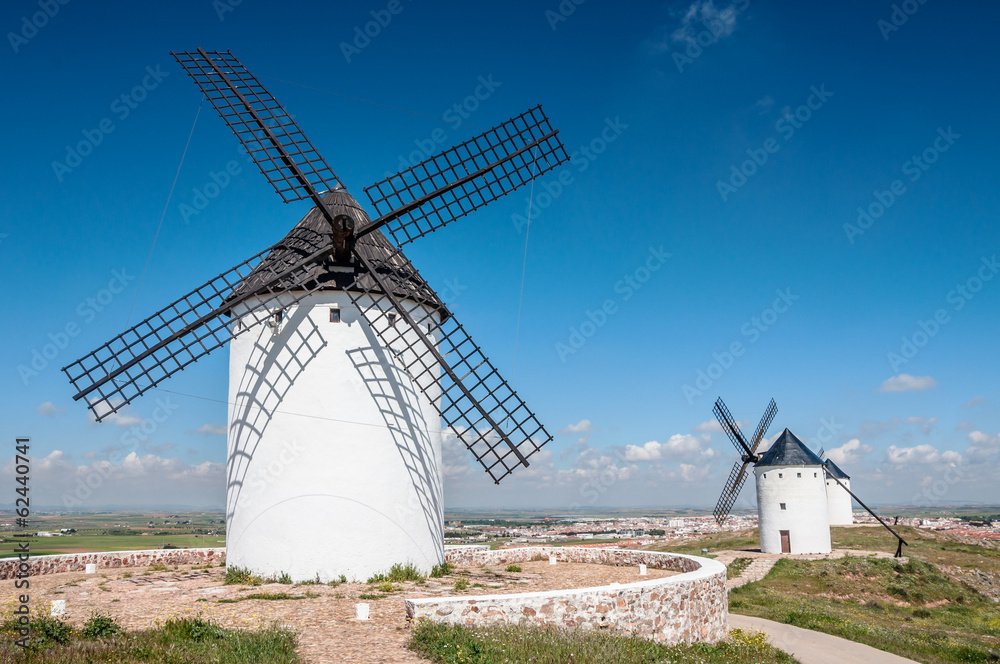 Typical spanish windmills