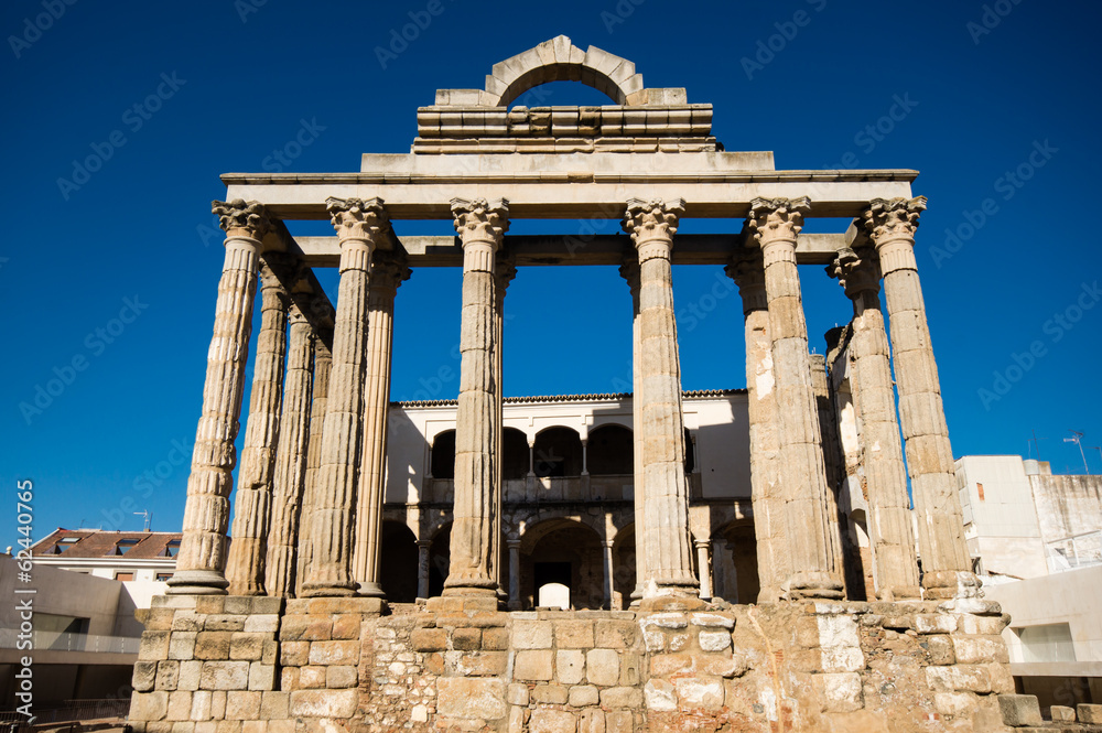 Diana temple in Merida, Spain