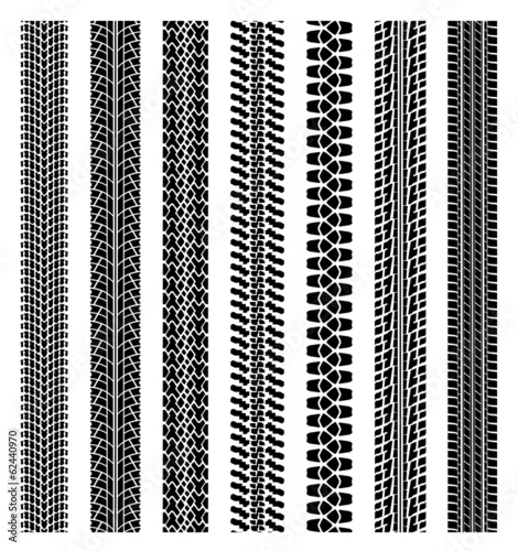 vector  tyre track prints
