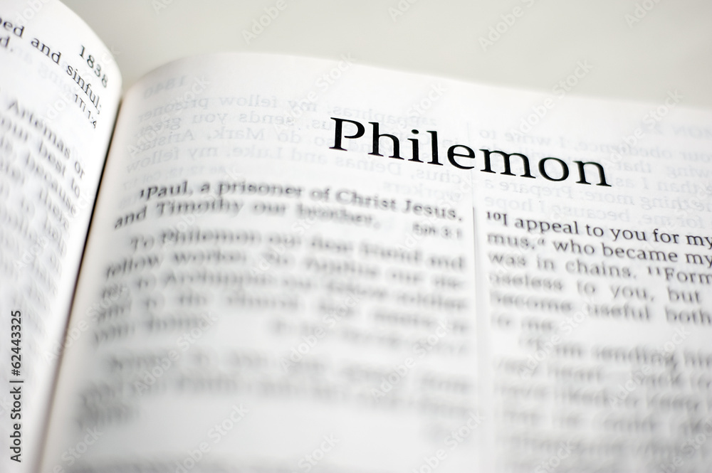 Naklejka premium Book of Philemon