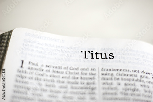 Fotografie, Obraz Book of Titus