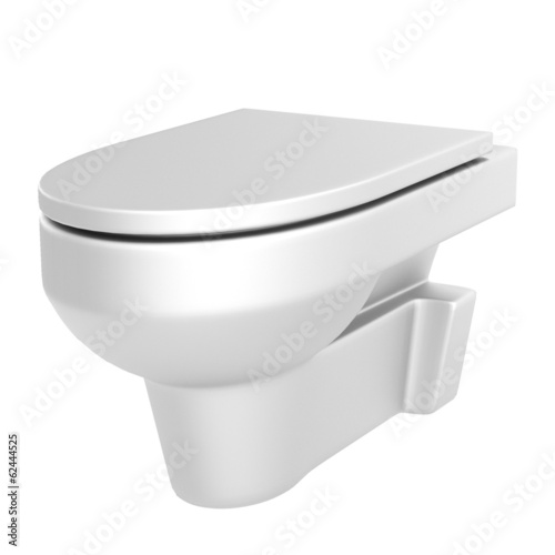 realistic 3d render of toilet