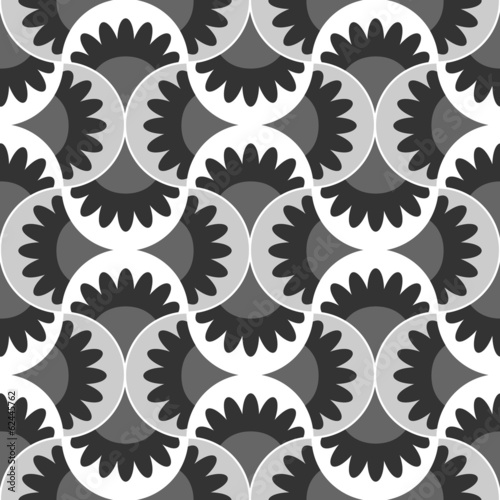 Grey seamless mosaic - tiling - wallpaper pattern