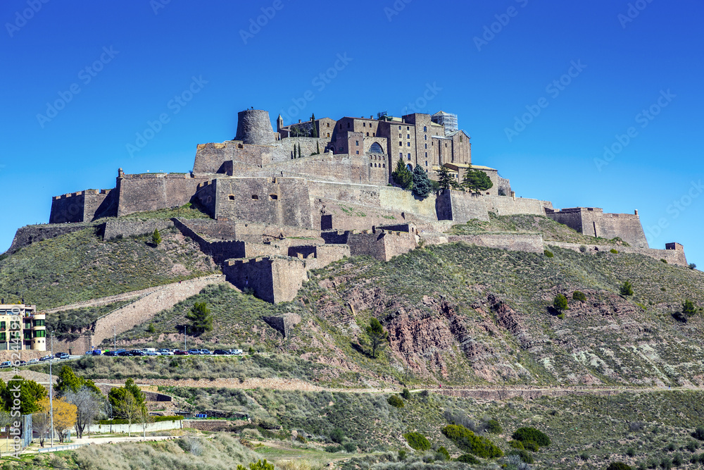 Cardona castle is a famous medieval castle in Catalonia.