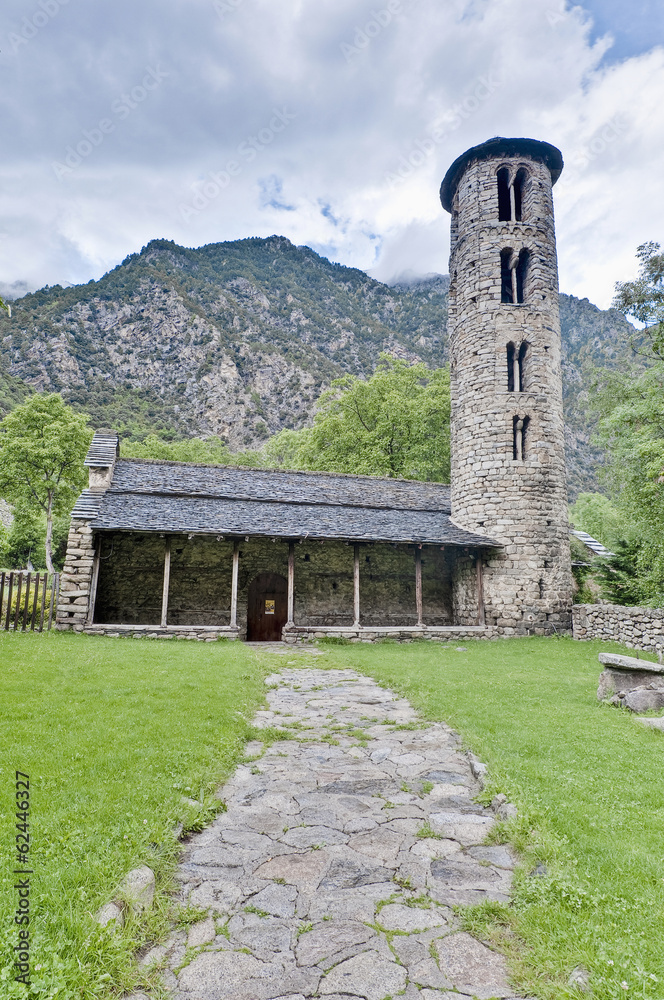 Santa Coloma church at Andorra Santa Coloma church at Andorra