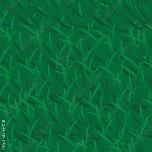 Seamless green grass background. Vector illustration