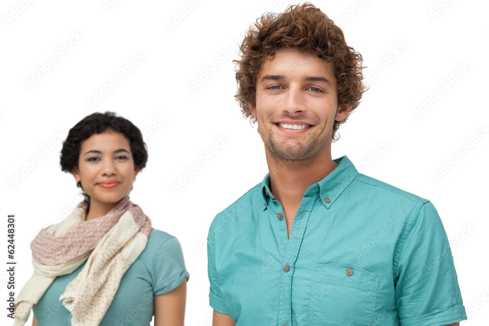 Portrait of a smiling casual young couple Portrait of a smiling casual young couple