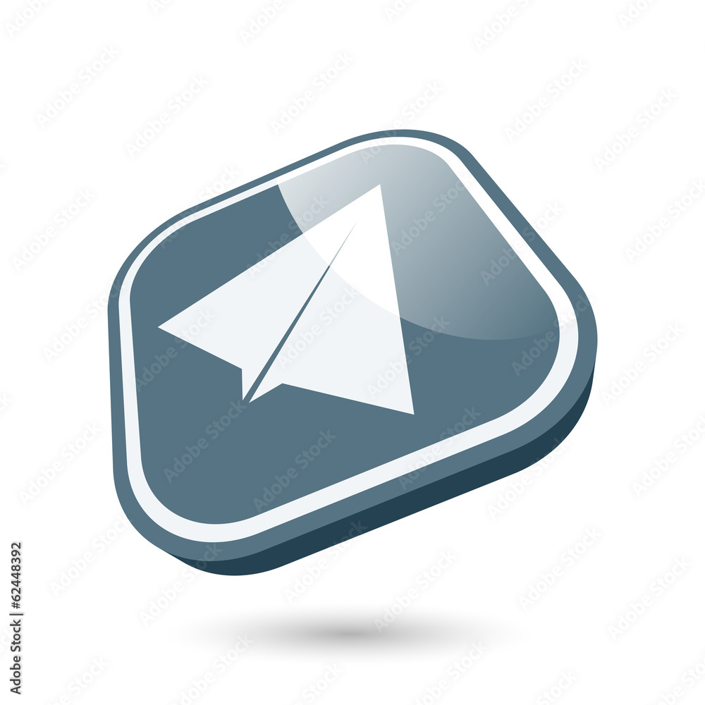 papierflieger symbol modern icon