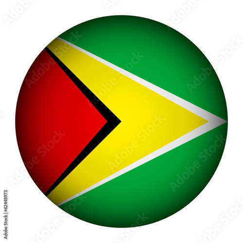 Free Download Guyana flag button. - GFXLoad