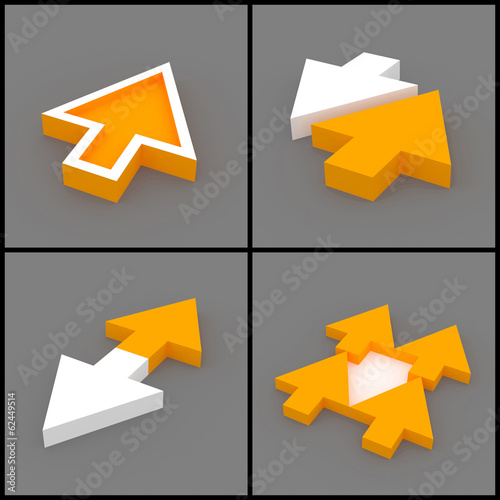 3d arrows