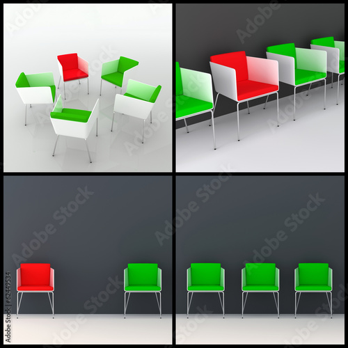 3d chairs
