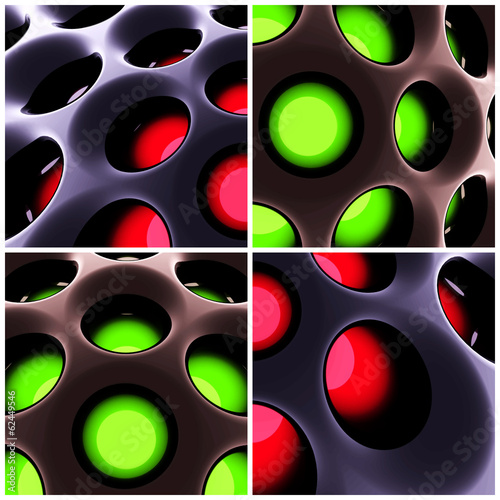 Alien honeycomb 3d structure