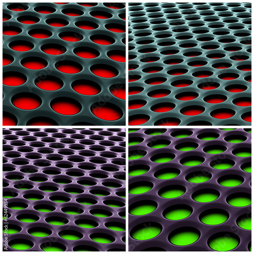 Alien honeycomb 3d structure