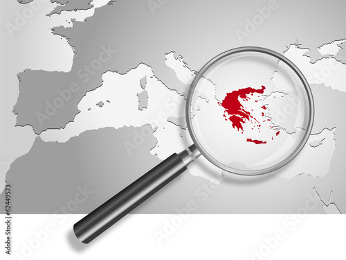 Landkarte *** Europa Griechenland