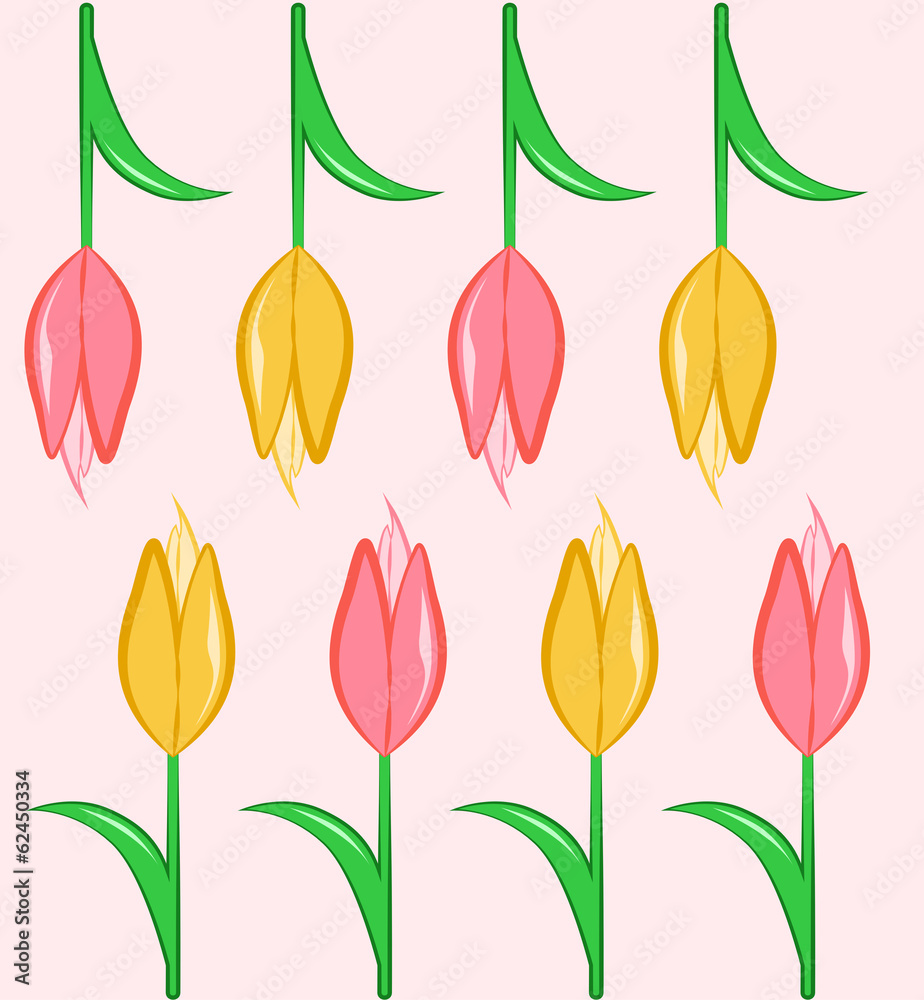 Background with tulips Background with tulips